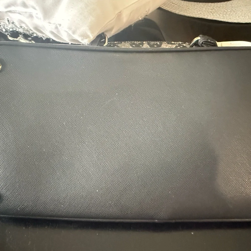 Coach Black and Gray Signature Dome Satchel with Contrast Trim